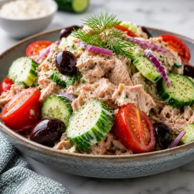 Salade au Thon Légère et Savoureuse