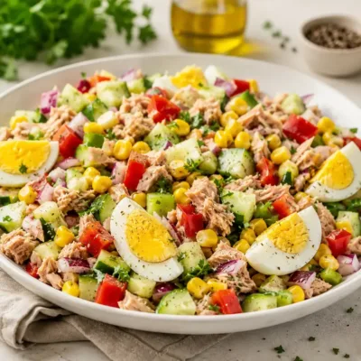 Salade au Thon Spécial Régime : Légère et Savoureuse