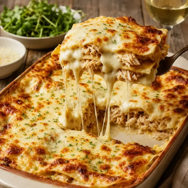 Lasagnes au Poulet et Béchamel : Une Recette Familiale Crémeuse et Gourmande