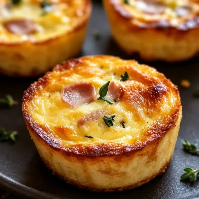 Mini Quiches aux Lardons et Fromage : Recette Facile