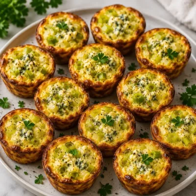 Mini Quiches Poireaux et Roquefort : Élégance Gourmande