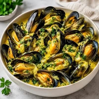 Mouclade au Curry Doux : Recette Crémeuse et Savoureuse