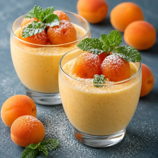 Mousse à l’Abricot Maison : Un Dessert Léger, Fruité et Irrésistiblement Aérien