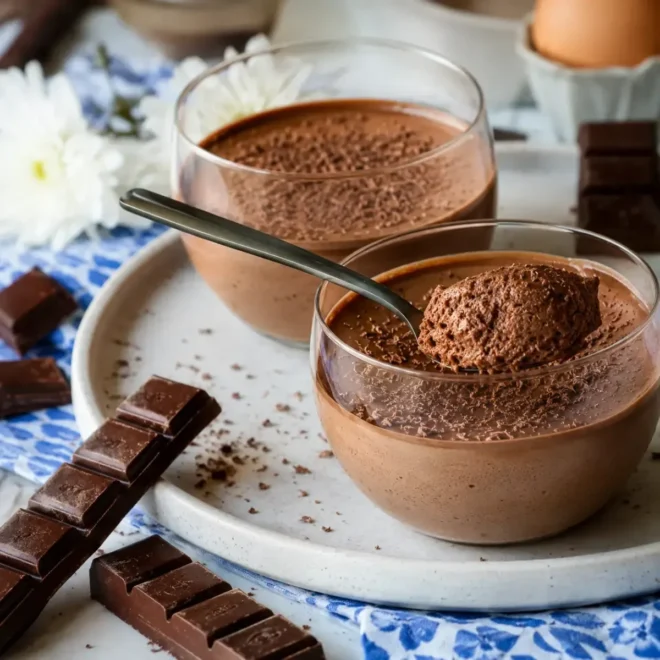 Mousse au Chocolat Légère Sans Sucre : Un Dessert Gourmand et Aérien
