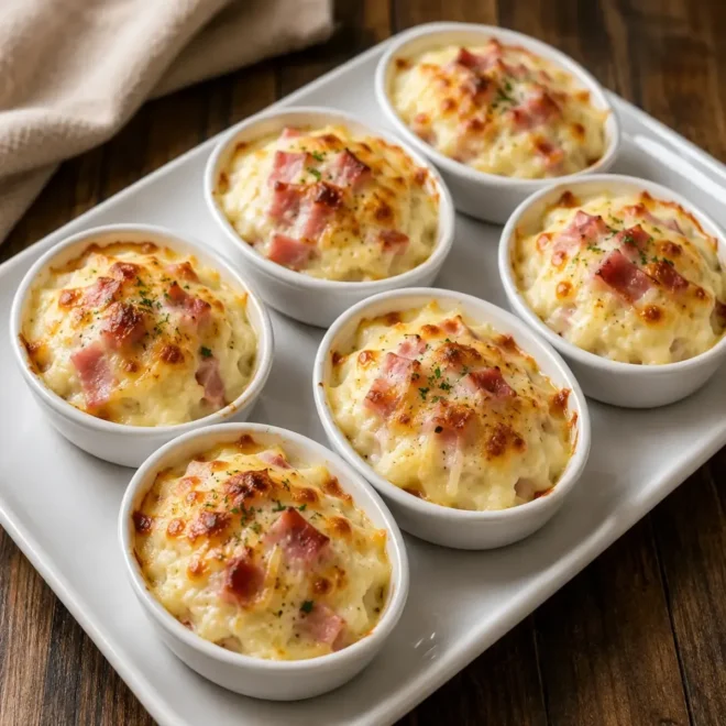 Œufs Béchamel au Jambon Gratinés : Une Entrée Chaude Fondante et Gourmande