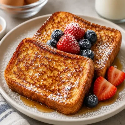 Pain Perdu Maison Moelleux et Doré