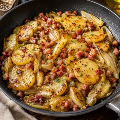 Poêlée Campagnarde aux Endives et Lardons