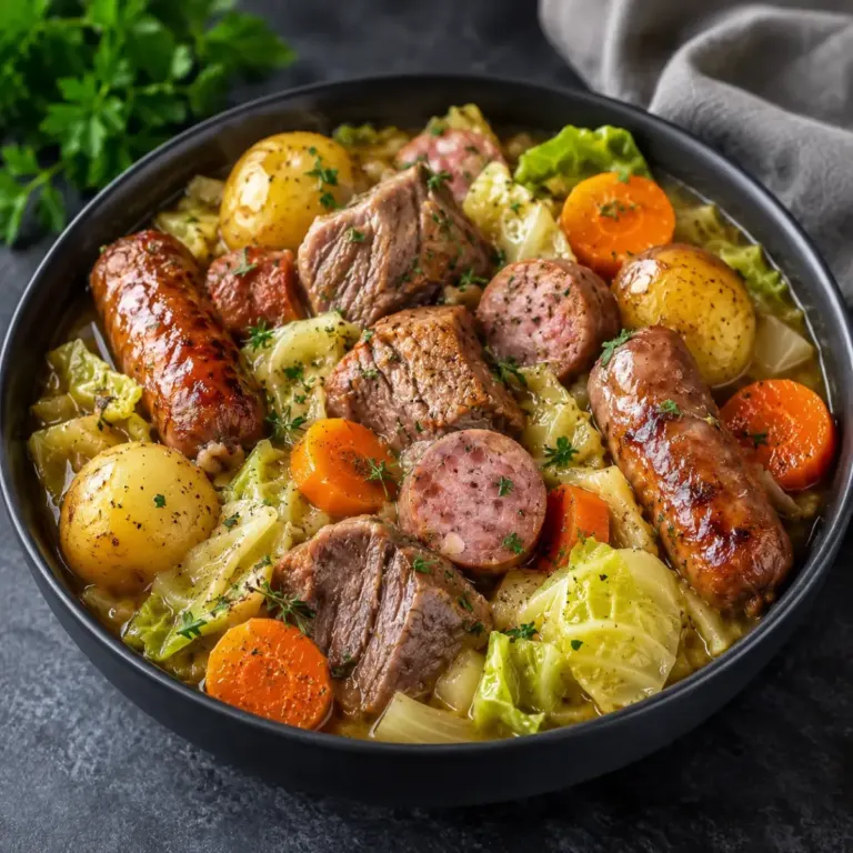 Potée au Chou et aux Saucisses : Le Grand Classique Réconfortant