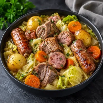 Potée au Chou et aux Saucisses : Un Plat Réconfortant