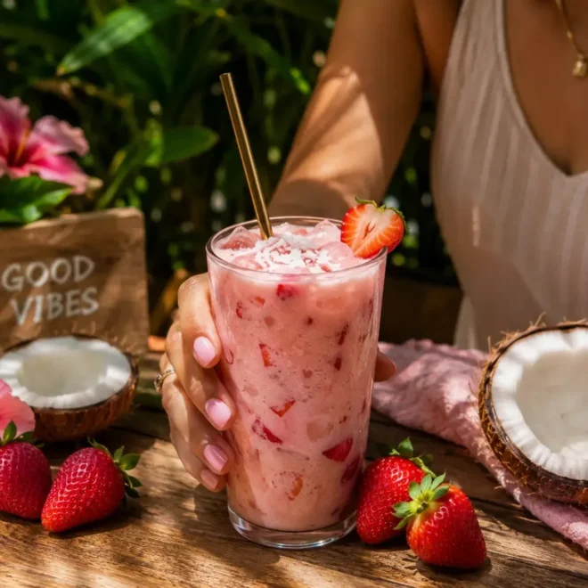 Punch Coco Fraise : Le Cocktail Fruité et Exotique Qui Fait Voyager