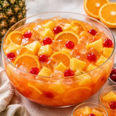 Punch Tropical à l'Ananas et à l'Orange