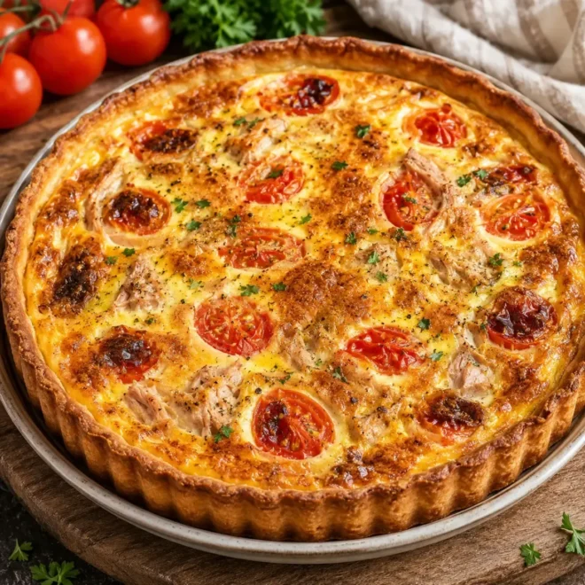 Quiche au Thon et aux Tomates : La Recette Facile et Savoureuse