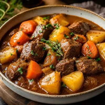 Ragoût de Bœuf aux Carottes et Pommes de Terre