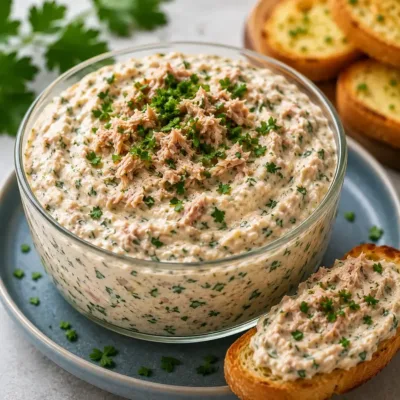 Rillettes de Thon Crémeuses aux Herbes Fraîches