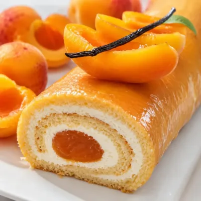 Roulé aux Abricots : la recette facile, moelleuse et fruitée