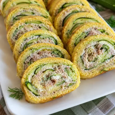 Roulé de Courgettes au Thon : Fraîcheur et Gourmandise