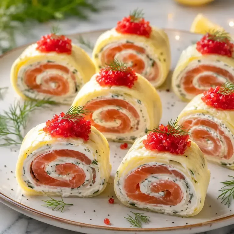 Roulé de Saumon au Fromage Frais Élégant