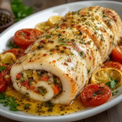 Rouleau de Poisson au Four : Recette Légère et Savoureuse