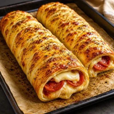 Roulés Feuilletés au Pepperoni et Fromage Gourmands