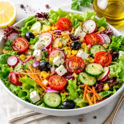 Salade Composée Fraîcheur : Légère et Colorée