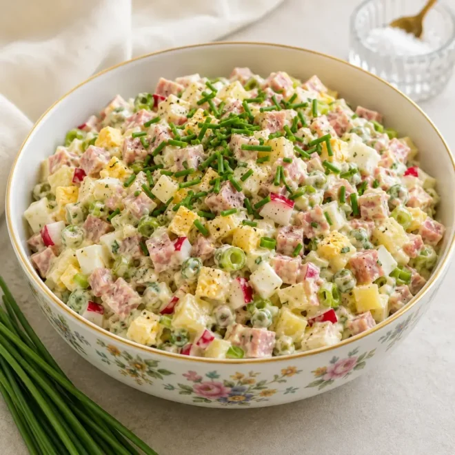 Salade de Pommes de Terre au Jambon et Œufs : Une Recette Fraîche et Conviviale