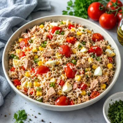 Salade de Riz au Thon : Fraîcheur et Gourmandise