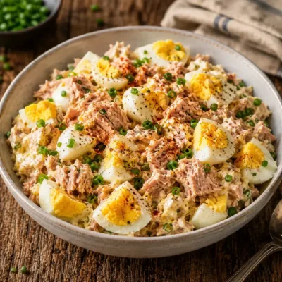 Salade de Thon aux Œufs Durs : Recette Rapide et Savoureuse