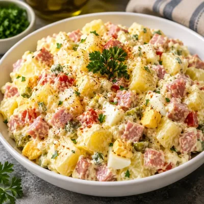 Salade Piémontaise Maison : Recette Facile et Savoureuse