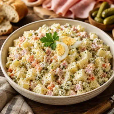 Recette de Salade Piémontaise Maison Facile