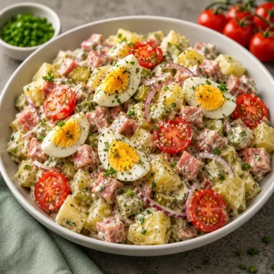 Salade Piémontaise Traditionnelle : Fraîche et Gourmande