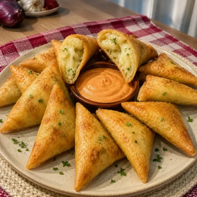 Samoussas aux Pommes de Terre et Fromage : Croustillants et Gourmands