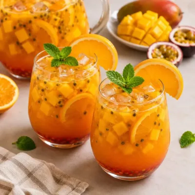 Sangria Tropicale Sans Alcool : Fraîcheur et Saveurs
