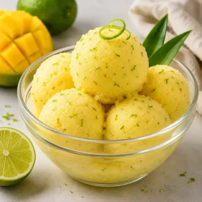 Sorbet Ananas Citron Vert Maison : Fraîcheur Exotique