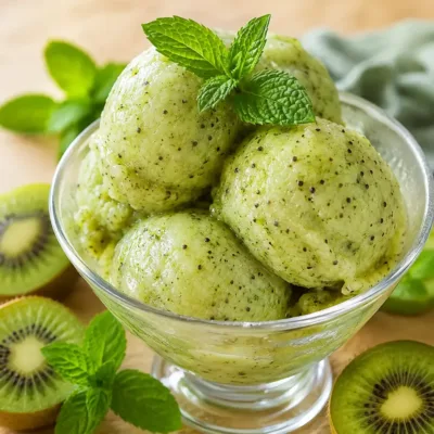 Sorbet Kiwi Menthe : Recette Maison Rafraîchissante