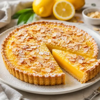 Tarte au Citron et aux Amandes : Délicieuse et Fondante