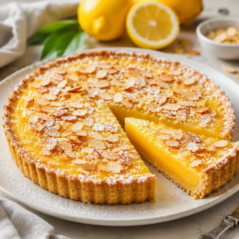 Tarte au Citron et aux Amandes : Délicieuse et Fondante