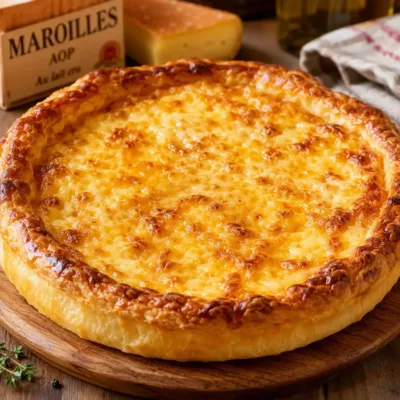 Tarte au Maroilles sur Pâte Levée : Spécialité du Nord