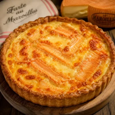 Tarte au Maroilles Traditionnelle : Recette du Nord