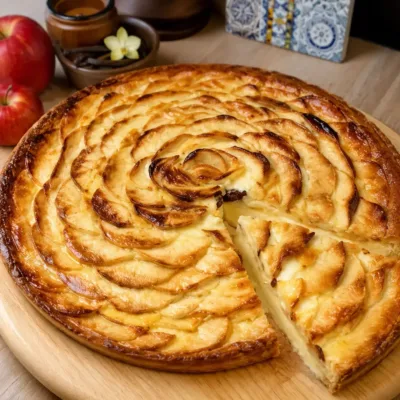 Tarte aux Pommes et Crème Vanillée : Délicieuse Recette