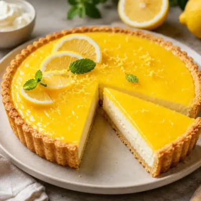 Tarte Citron-Mascarpone : Fraîche et Fondante