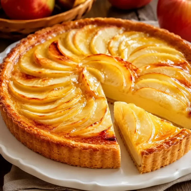 Tarte Crémeuse aux Pommes : Un Délice Fondant