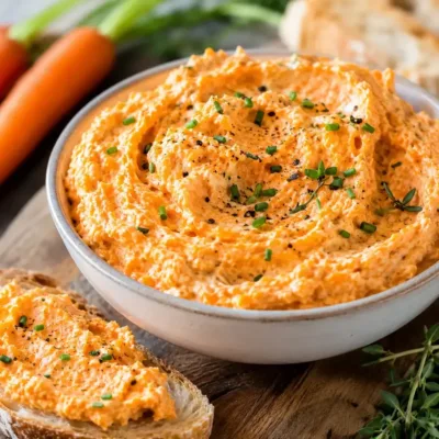 Tartinade de Carottes au Fromage Frais