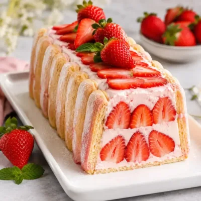 Terrine de Boudoirs aux Fraises : Dessert Estival