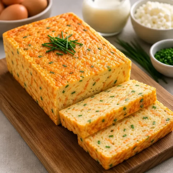 Terrine de Fromage Blanc, Cheddar et Ciboulette : Une Recette Légère et Savoureuse