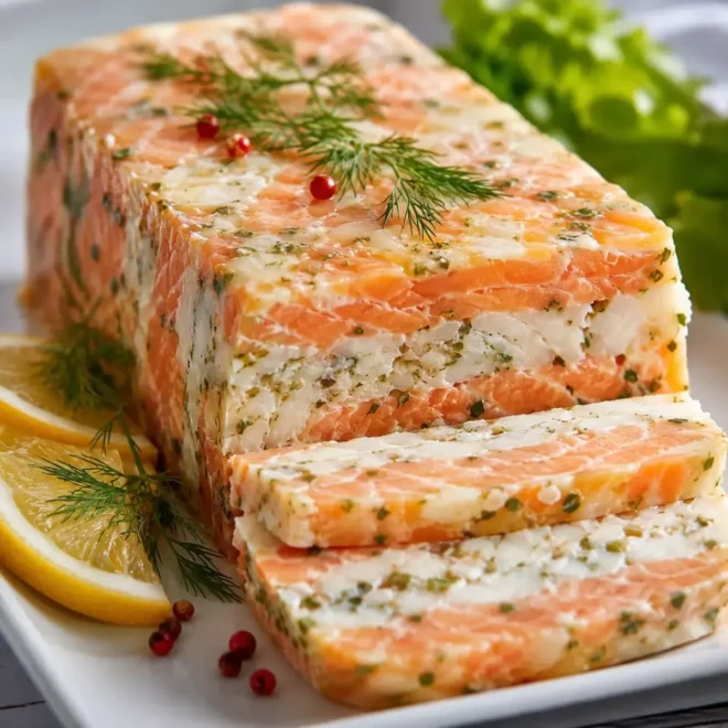 Terrine de Poisson au Saumon et Cabillaud : Une Entrée Raffinée et Savoureuse