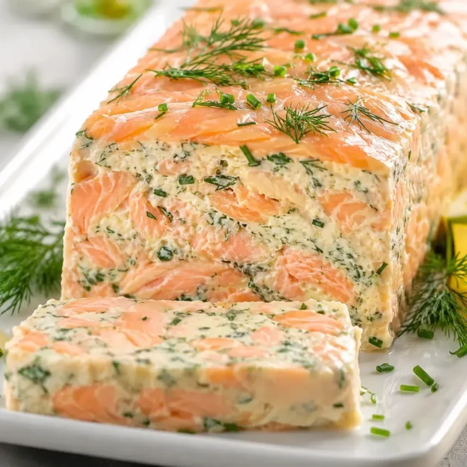 Terrine de Saumon Fondante aux Herbes Fraîches