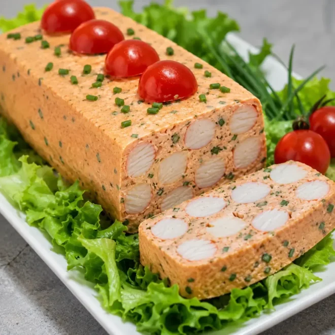 Terrine de Surimi et Ciboulette : fraîche, légère et ultra facile