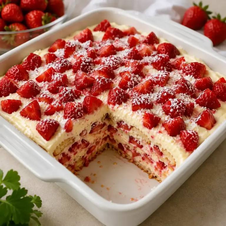 Tiramisu aux Fraises : Le Dessert Frais et Gourmand de l’Été