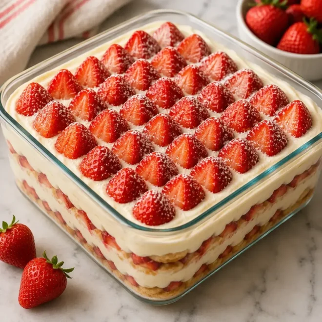 Tiramisu aux Fraises : Le Dessert Frais et Gourmand de l’Été