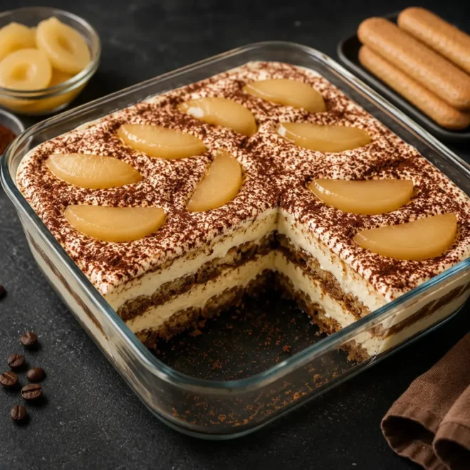 Tiramisu aux Poires et Mascarpone